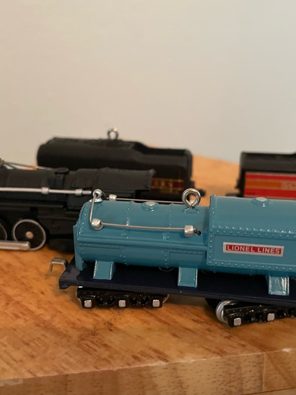 Hallmark Blue Lionel Lines Train Ornament collection